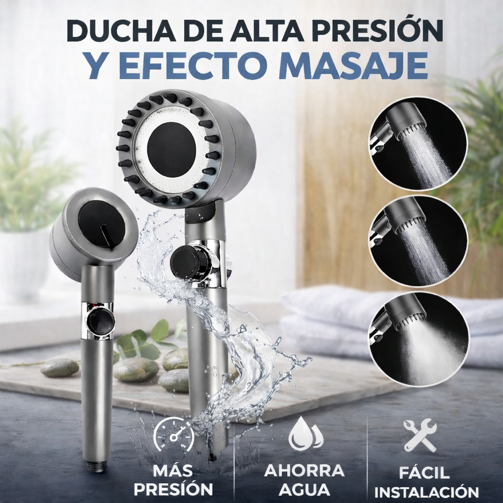 Ducha Masajeadora Multifuncional™