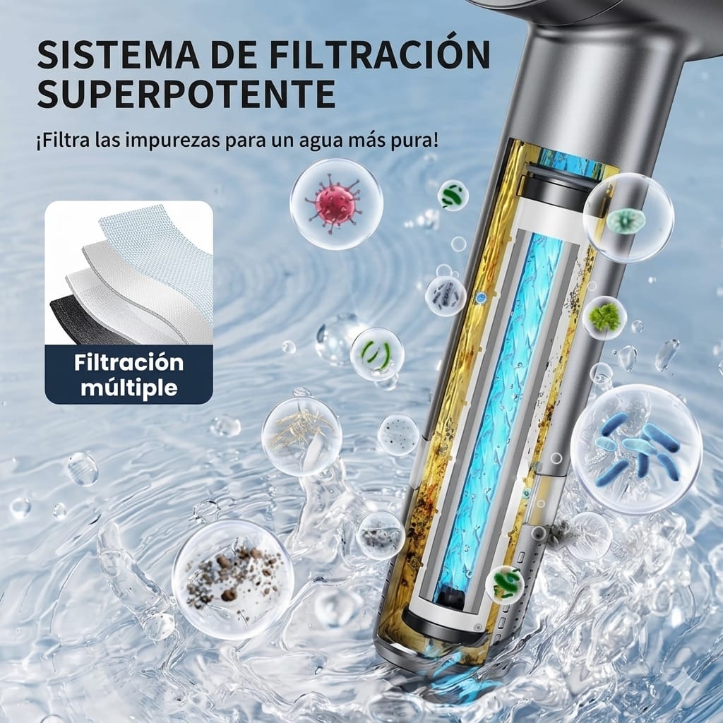 Ducha Masajeadora Multifuncional™