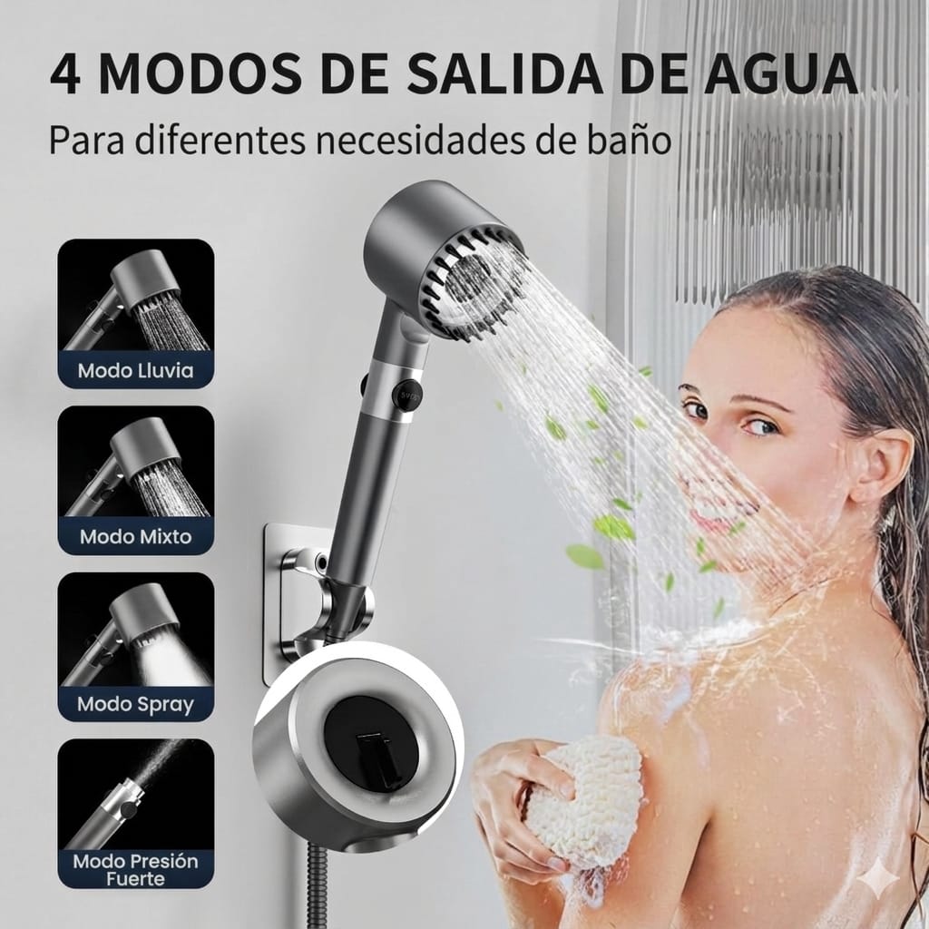Ducha Masajeadora Multifuncional™