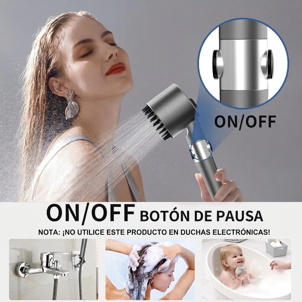 Ducha Masajeadora Multifuncional™